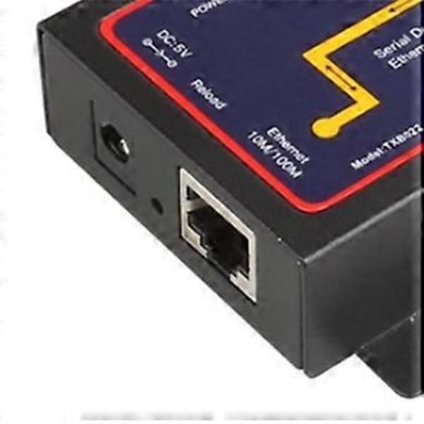 Industriell Modbus Seriell RS232 RS485 RS422 til Ethernet Konverter Enhetsserver TCP/RTU/UDP RJ45 til RS232+RS485 Kontakt