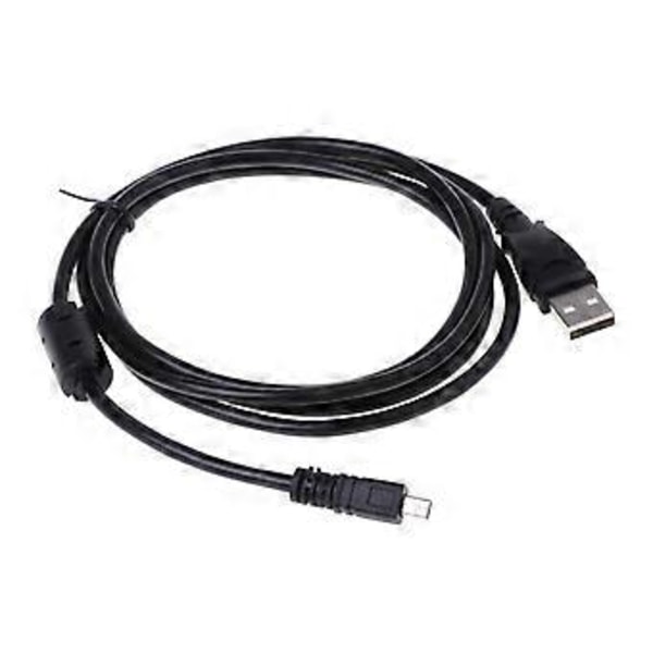 Kamera USB Datakabel UC-E6 Sladd 1.5M för Nikon Sanyo Pentax Med Magnetisk Ring