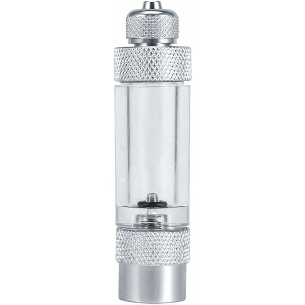 In-Line CO2-bobleteller for akvarium med aluminium tilbakeslagsventil, enkel eller dobbel hode, ikke-retur bobleteller for fisketank (enkelt hode)