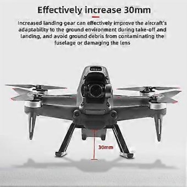 Förlängt Landningsställ Drönartillbehör Snabbkoppling Portabelt För Dji
