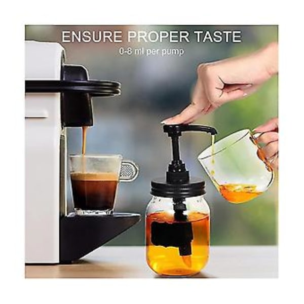 Konserveringsglas Dispenser Pumpe Låg, til 16 Oz Regular Mouth Konserveringsglas