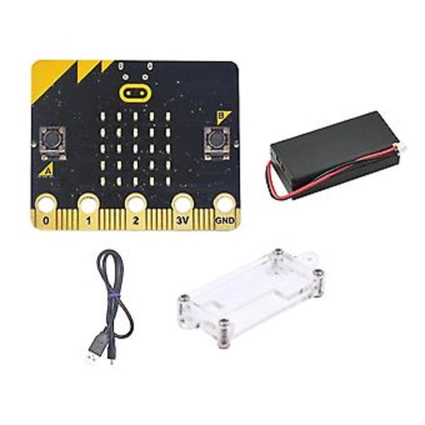 Bbc Microbit Go Start Kit Bbc Diy Projekt Programmerbar Utvecklingskort Med Skydd