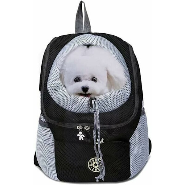 LaBlanc Dog Carrier Backpack - Breathable - Waterproof - for Small Dogs and Cats - Adjustable Carrying Backpack - Padded Shoulder Strap - for Hiking