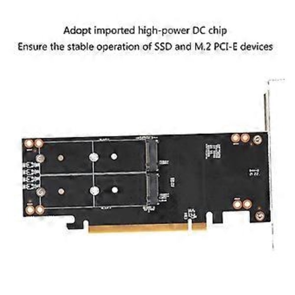PCI-E X16 till för M.2 NVME Expansionskort 4 Full Speed Portar Överföring VROC för RA