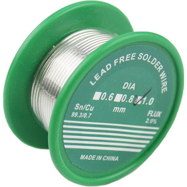 20g 1mm Lead Free Solder Wire Sn99.3 Cu0.7, Rosin Flux Core, Rosin Solder Wire, Solder Tin Spool, for Electric Soldering