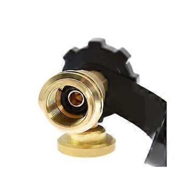 Propanadapteranslutning med självlysande tryckmätare Adapter Gastankomvandlare Sl-yk01-1
