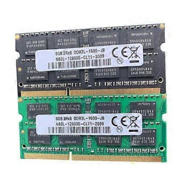 DDR3 8GB kannettavan tietokoneen RAM-muisti 1600MHz PC3-12800 1.35V 204 Pins SODIMM tukee Dual Channel -tilaa AMD Lap -kannettaville