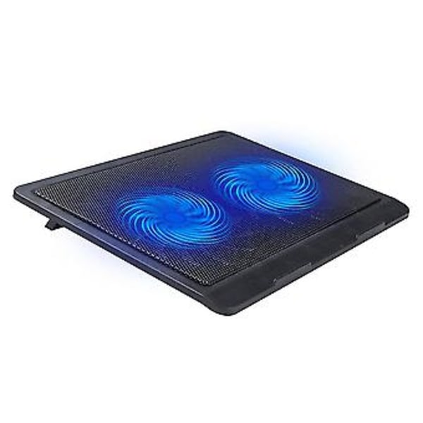 Kylplatta för Laptop, Gaming Laptop Ställ med Kylare, Två Fläktar, USB Notebook Ställ för Laptop