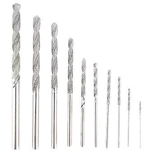 10 Delars Borrsats Twist Tip Borr Kraftig Mini Borrsats