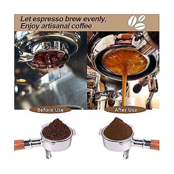 5m Espresso Tamper, 2 I 1 Espresso Hand Tampers Espressoverktyg