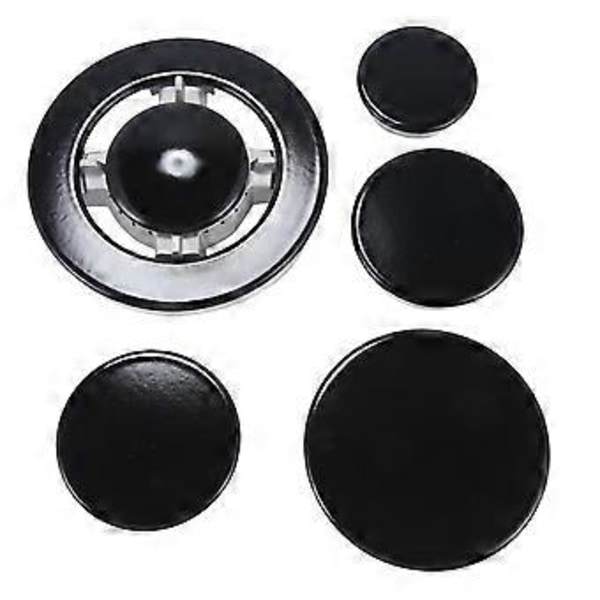 Spishatt Set Ugn Gasspis Häll för Kök för Spishandtag Lock Kit Spistillbehör Järnskydd Flamfördelare