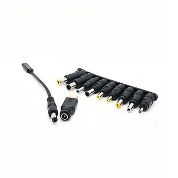 Usb Typ C Pd Adapter Omvandlare Kontakt Kabel Sladd 5.5x2.1 Mm För Laptop A