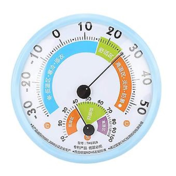 Växthus Temperatur Luftfuktighet Mätare Mätinstrument Urtavla Termometer Hygrometer Portabel Och Hållbar Termometer För Jordbruk