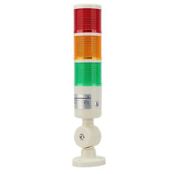 Industriel Varslingslampe 3-Lags LED Signaltårn Foldbar Alarm Lampe 24VDC