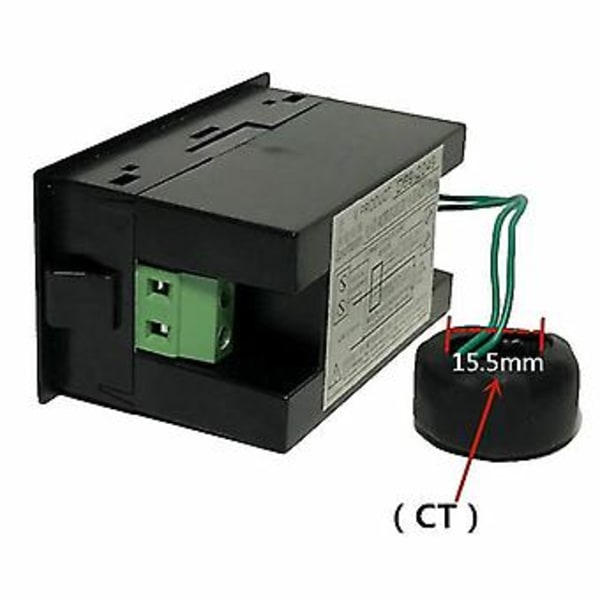 6 in 1 AC Mon D69-2058 AC Digitaalinen Voltti- ja Virta-taajuusmittari -