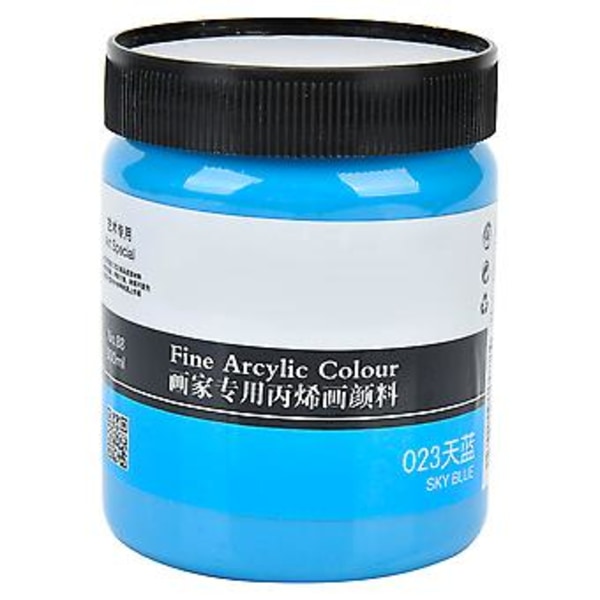 300 ml vandtæt stabil farve propylen pigment pakket i flaske (Azure)