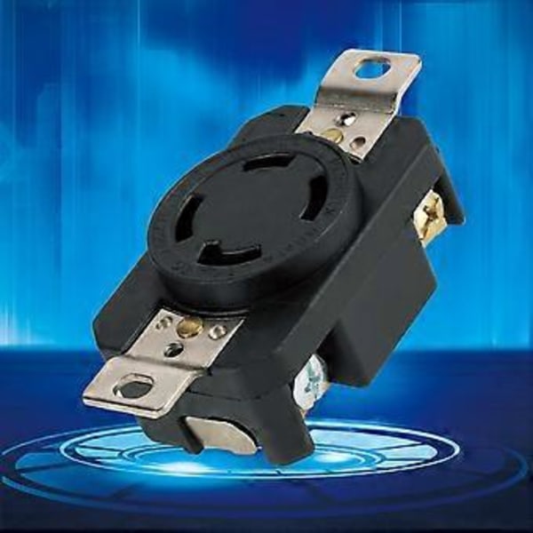 NEMA L14-30R 30A 125V/250V Twist Locking Elektrisk Plugg Hunn Veggkontakt