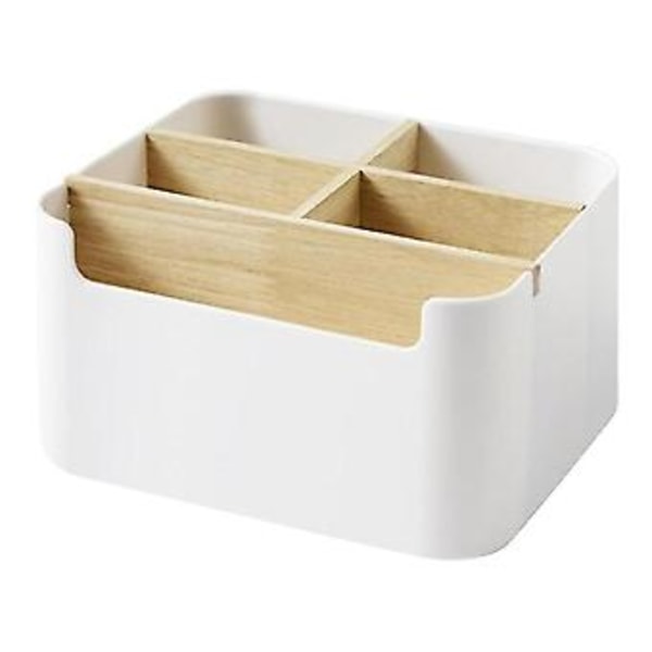 Fjärrkontrollhållare Skrivbords Makeup Organizer 5-facks Förvaringslåda Organizer För Vardagsrum B