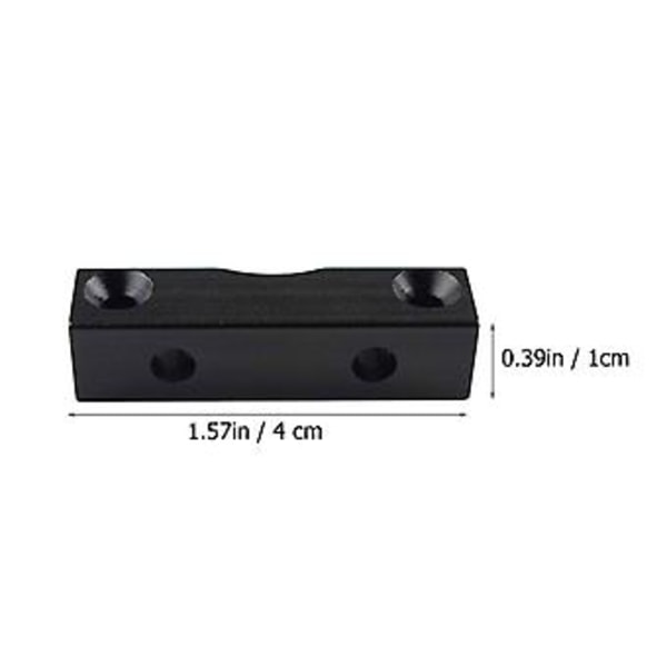 2 stk. 3D-skriver Aluminium Legering Z Akser Steppermotor Monteringsbrakett Stativ Z-Stang