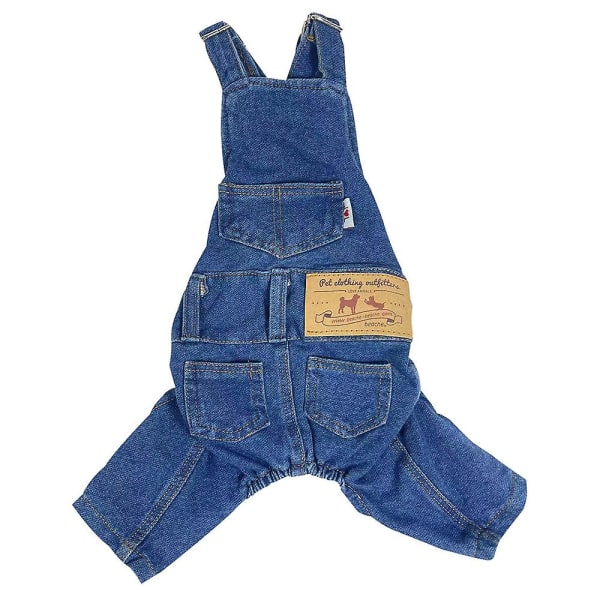 Pet Tøj Vasket Jeans Komfortable Elastiske Jeans Pet Seler