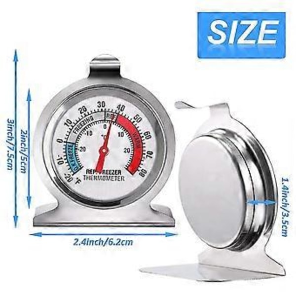Kjøleskap Kjøleskap Termometer Serie Dial Termometer Termometer F