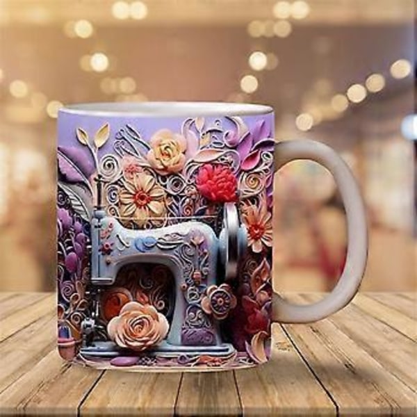 Ny 3D Syning Malet Krus 3D Rum Krus Boligindretning Krus Kaffekopper Rumdekoration og Display B