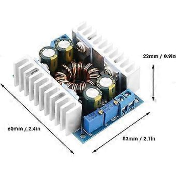 DC-DC-omvandlare DC5-30V till 1.25-30V Automatisk Boost/Buck-omvandlare Boost Buck-omvandlare 1-pack