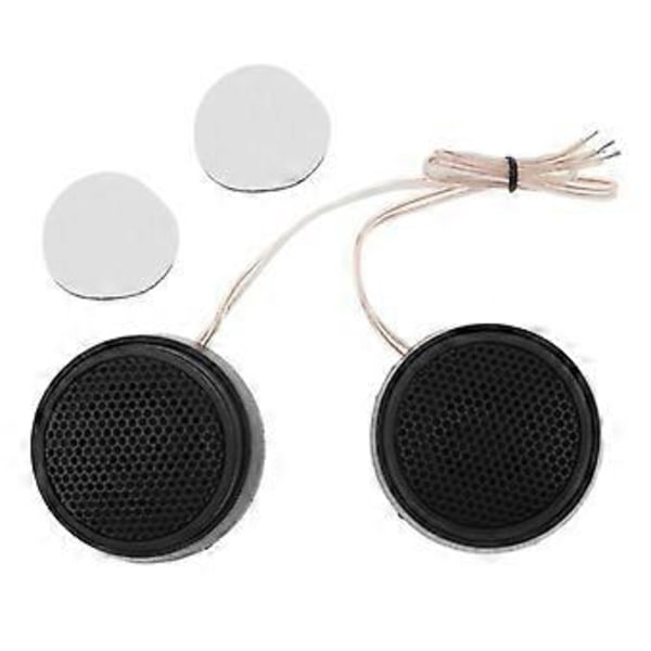 2 stk. 1000W Dome Bil Tweeter Høyttalere Mini Diskant Høyttaler Bil Audiohøyttaler
