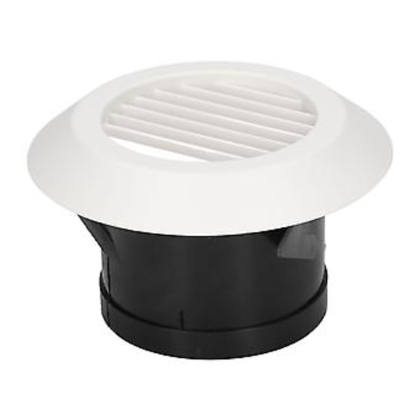 Runt Luftventil ABS Lamellgaller Skydd Undertak för Badrum Kontor Kök Ventilation 4 tum