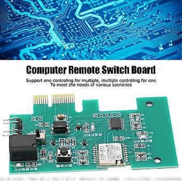 Dator Fjärrkontroll Switch Modul PCB Trådlöst Strömkontrollkort DC 3.3V Via Telefoner