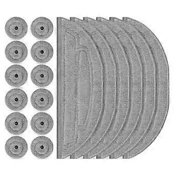 Moppeputer Refill for S8 MaxV Ultra / S8 Max Ultra Robotstøvsuger, Doble Vibrasjonsmoduler, Kantmoppeputer