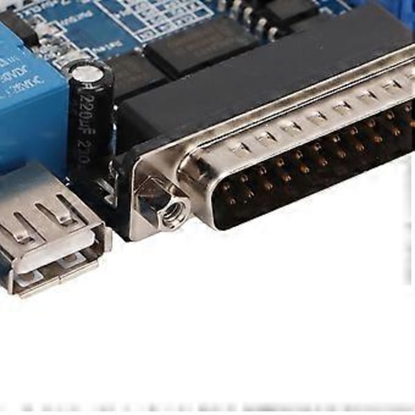 5-akselinen askelmoottoriohjaimen liitäntäkortti optoerottimella, USB DB25 -kaapeli, sininen