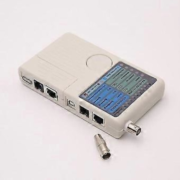 Rj11 Rj45 Usb Bnc Lan Netværkskabel Tester Fjernbetjent Lan Kabel Tracker Detektor 4 I 1 Hurtig Tester Til
