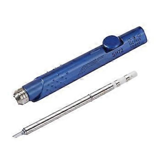 SH72 Lödkolv 65W 12-24V 220-400 Justerbar Temperatur SH72 KU Svetsverktyg Inte T12 Mörkblå