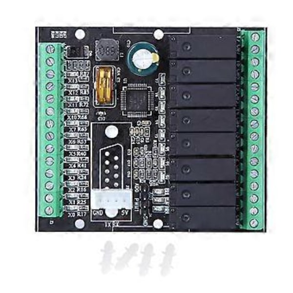 PLC Industriel Kontrolkort Programmerbar Logisk Controller Relæudgang DC24V AC220V