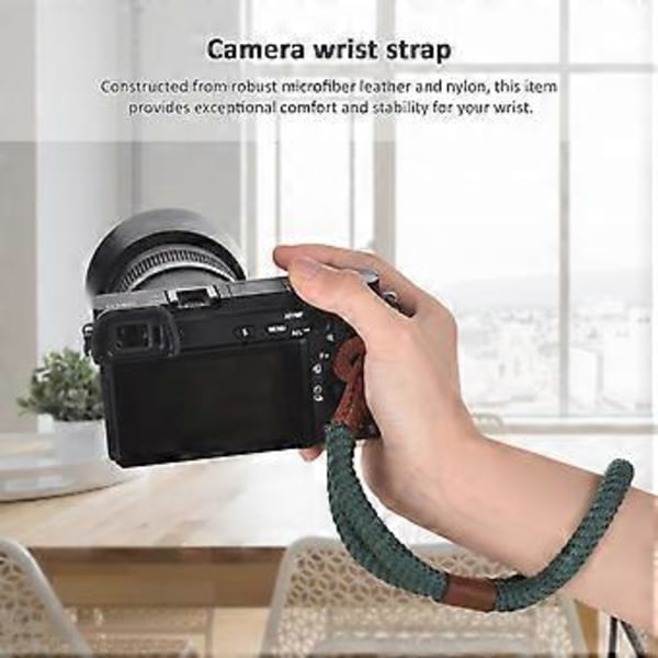 26,5 cm Justerbar Kamerahandledsrem Snodd för Kamerahandrem för DSLR Digitala Spegellösa Kameror