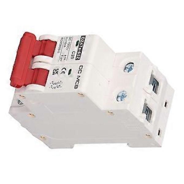 Pienoiskatkaisija 2P katkaisukyky 6000A 20A Pa66 kotelo aurinkosähköpiirin katkaisija DC1000V
