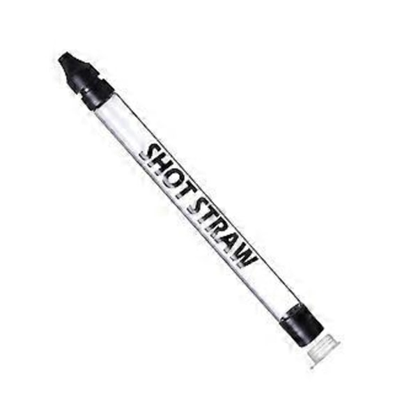 1 stk. Shot Straw, Shot Holder Straw for drinker, Chasers Jevn nipping og enkel helling Passer alle standardflasker