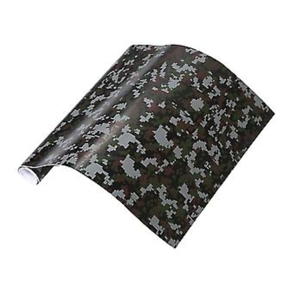 1 Rulla Camo Autotarra Kuitu Pyörä Pvc Vinyylitarra Camo Maa Tarra