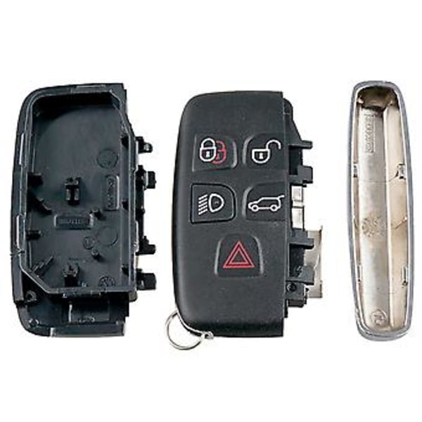 Nøgle Shell Cover, 5 Knap Sort Smart Nøgle Etui til Jaguar til Land Rover Fjernbetjening Nøgle Etui Avanceret Design
