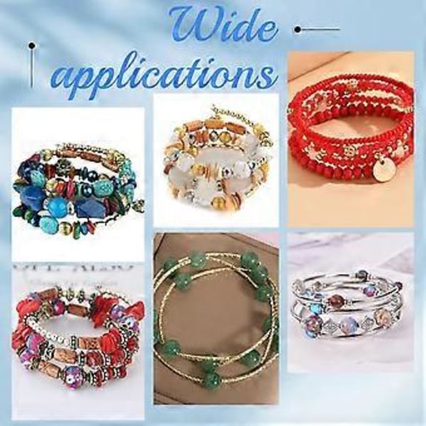400 Loops Minnetråd Armbånd Smykker Minnetråd Mansjett Armring Stål Perletråder Funn