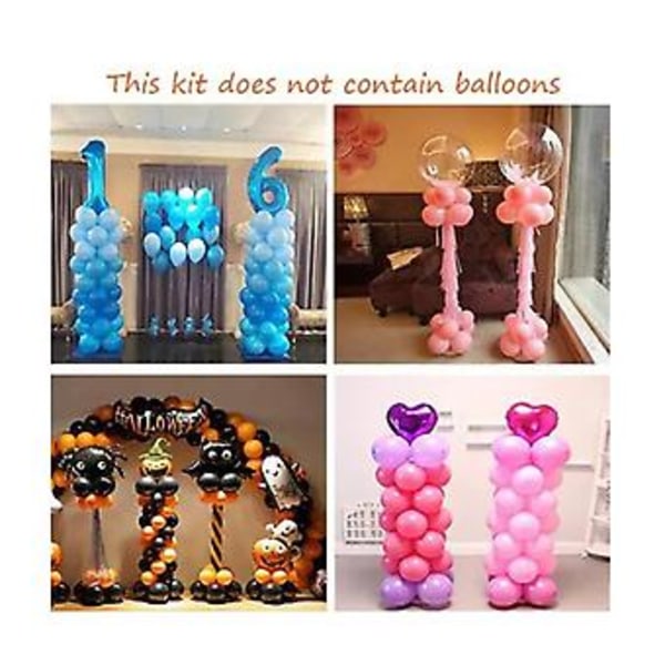 Ballon Søjle Stativ, Ballon Søjle Kit Plastik Ballon Stativ Kits Ballon Søjle Kit Uovertruffen Værdi