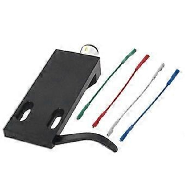 Muovi+Metalli Stylus-pidike Helppo ja yksinkertainen käyttää ja käyttää Käytännöllinen Headshell Stylus-pidike DJ Headshell -lisävaruste