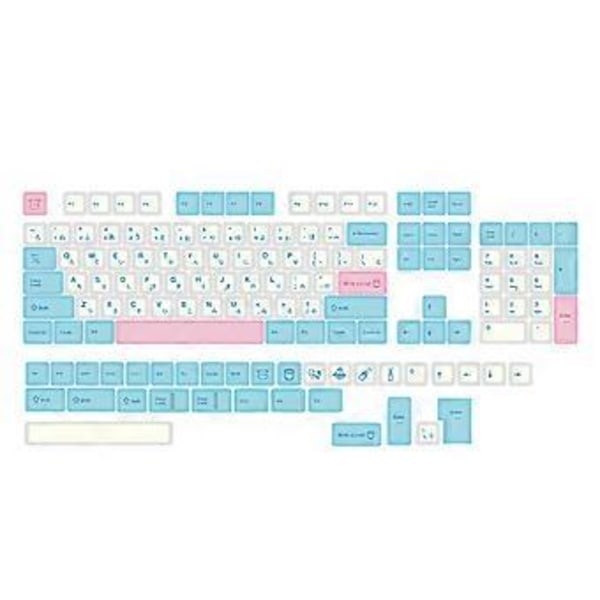 137 Taster PBT Keycaps XDA Profil DYE SUB Melketrekk Japansk Keycap For Cherry MX Bryter Gaming Mekanisk Tastatur