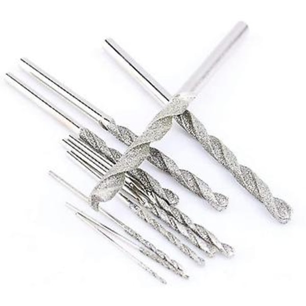 10 Delars Borrsats Twist Tip Borr Kraftig Mini Borrsats