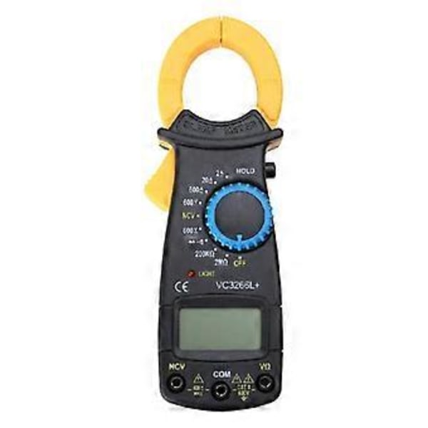Ny Digital Tang Multimeter AC til DC Volt Spænding Amp Ohm Elektronisk Tester Mig