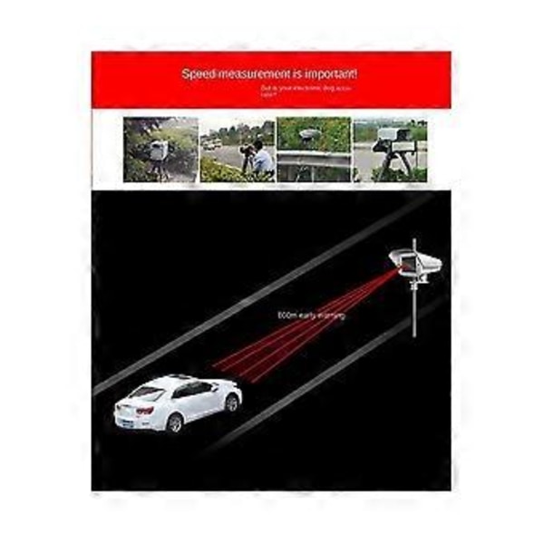 Lambo Bilmodel Bil Radar Speedometer Mobil Hastighedsdetektor Køretøj Speedometer 12v Allround LED Display Speedometer