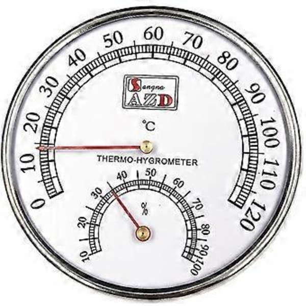 Sauna Rum Hygrometer Termometer, Celsius Måler Monitor Til Værksteder, Svømmepøl