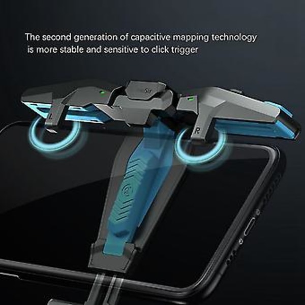 F4 Falcon Mobil Spillkontroller For Pubg Kondensatorhåndtak Joystick For Android Telefon Gamepad