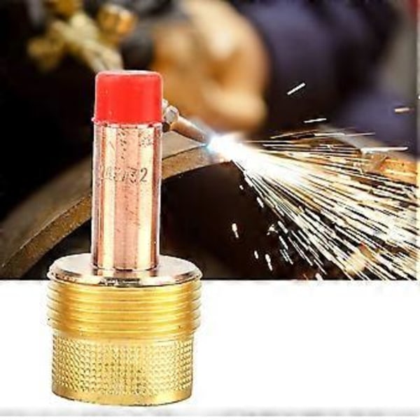 1kpl 45V64 Suuri kaasulinssin holkkirunko 2,4mm 3/32\" TIG-hitsauspolttimelle WP-17/18/26